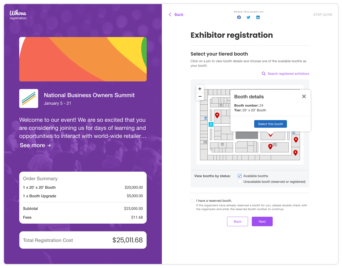 Event Registration - control ticket tiering