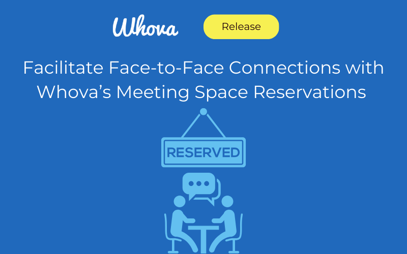 New in Whova: Meeting Space Reservations for Private Meetings at Events