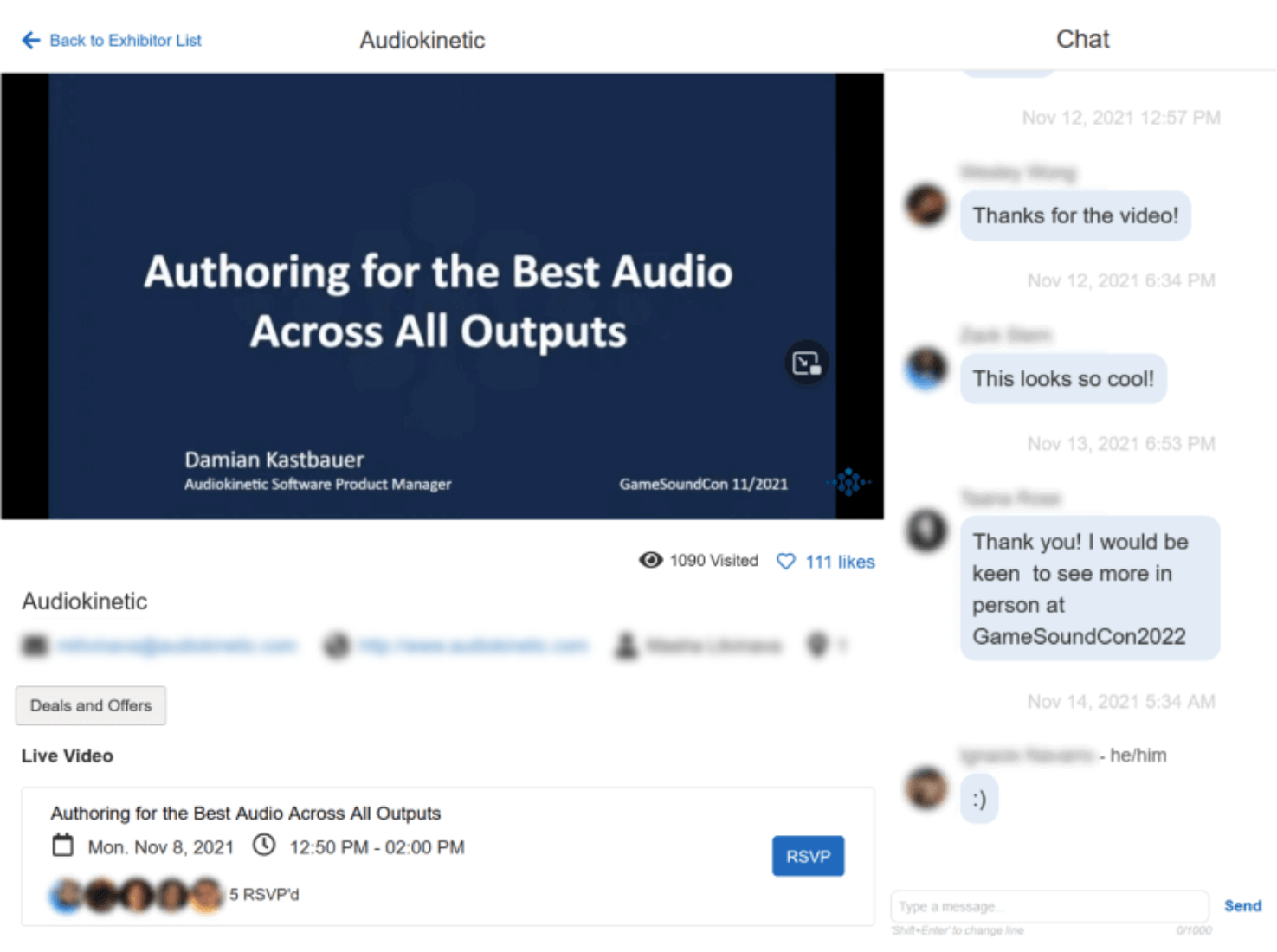 GameSoundCon - exhibitors