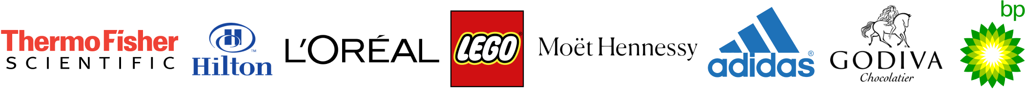 Whova customer logos including: Lego, Adidas , Hilton, and more.