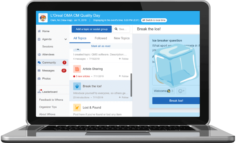 L’Oréal Open Manufacturing America (OMA) CM Quality Day 2019 - Ice Breaker