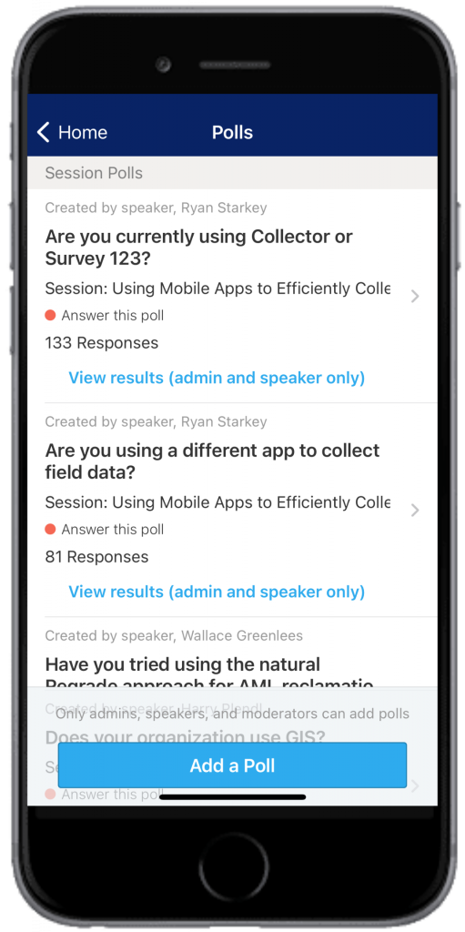 NAAMLP annual conference 2021 - Polls