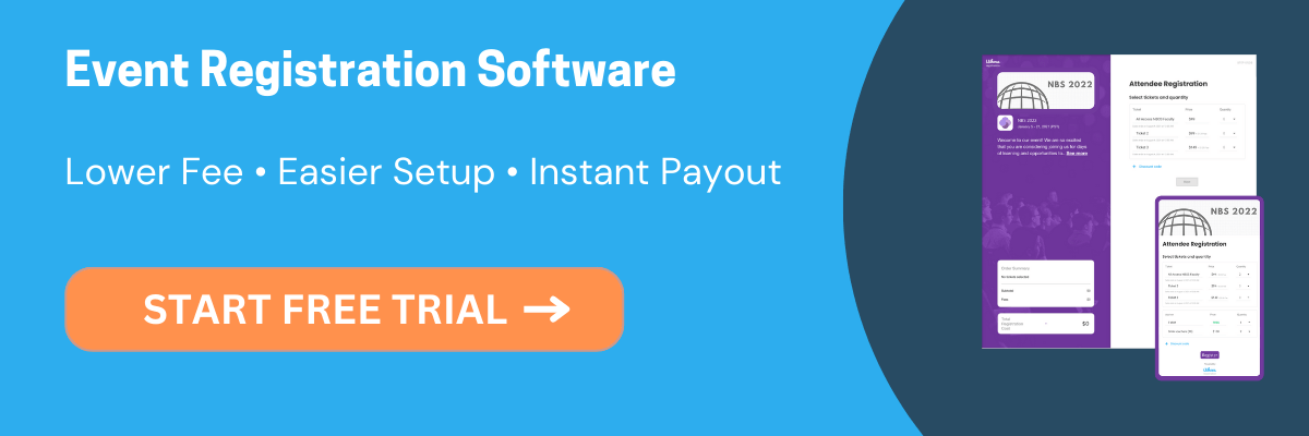 Whova online event registration software free trial