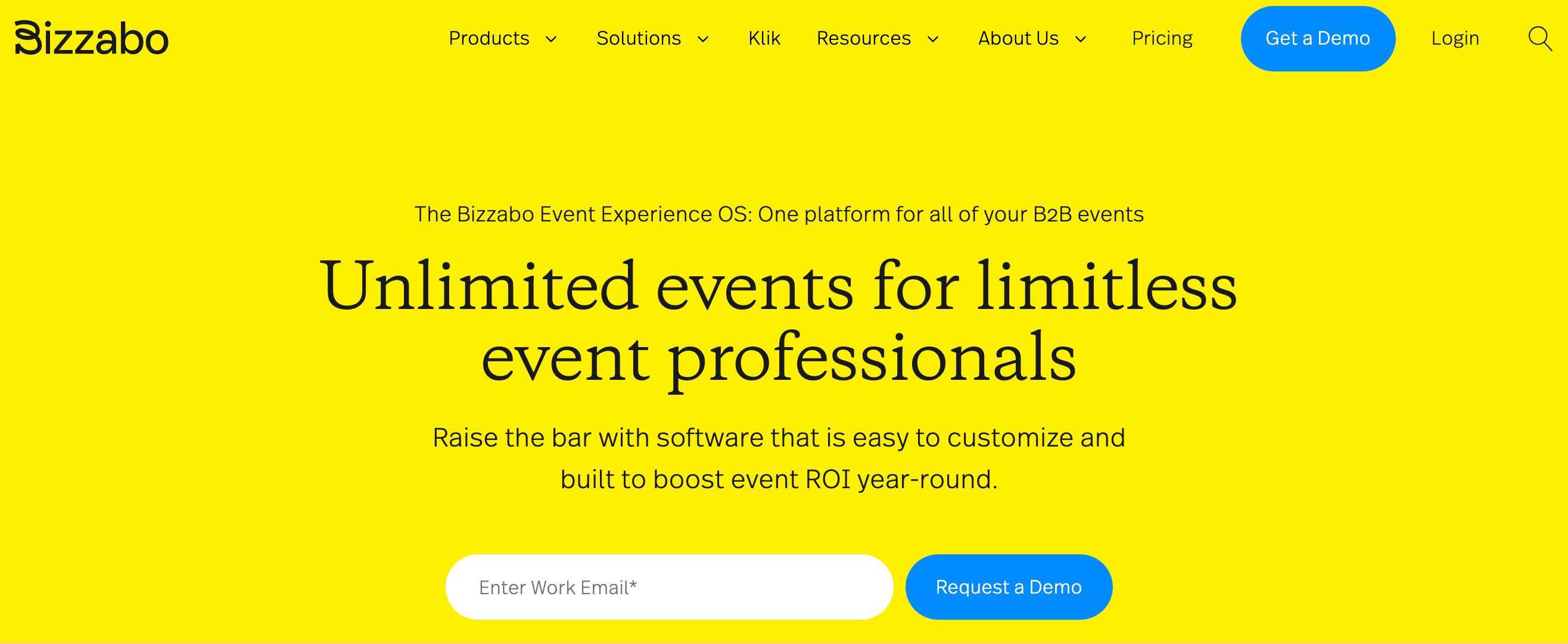 Bizzabo website