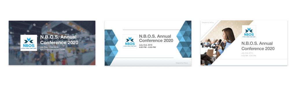 Whova's event templates