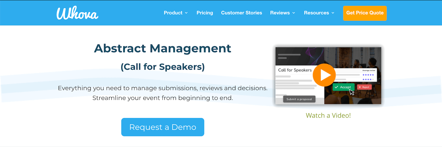 Attendee Interactive Alternatives - Whova Call for Speakers