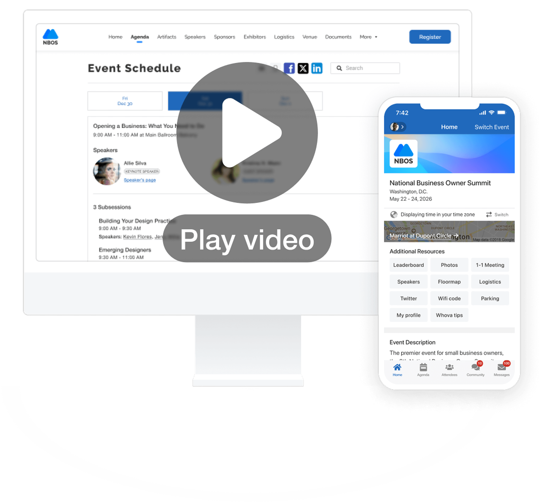 Whova event management software