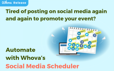 Tired of posting on social media again and again to promote your event? Automate with Whova’s Social Media Scheduler